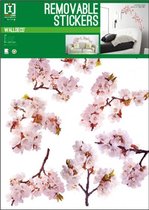 muursticker Cherry Blossom 50 x 70 cm vinyl lichtroze