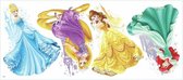 muurstickers Disney Princesses & Castles vinyl 4 stuks