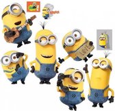 muurstickers Minions Stuart, Kevin & Bob 9 stuks