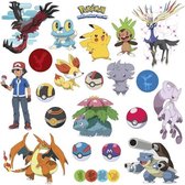 muurstickers Pok√©mon vinyl 22 stuks