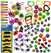 THE TWIDDLERS Set van 110 diverse speelgoedjes in Halloween thema - Perfect voor kinderverjaardagen, Kerstmis & Halloween party favours - Piñatas - Trick & Treat party bag filler