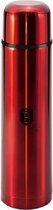drinkfles Burgundy vacu√ºm 1 liter RVS rood