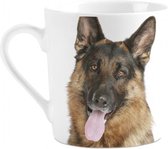 mok I love shepherd 240 ml porselein wit