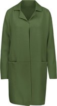 Vest Tensen, Halflang Vest, Vest met Wol, Steekzakken, Khaki, Maat M/L