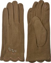 Modieuze handschoenen - handschoenen - bruin - 8x24x