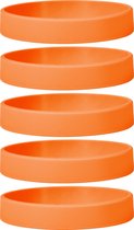 Siliconen Armbanden Oranje - voor Volwassenen (zak van 30 stuks)