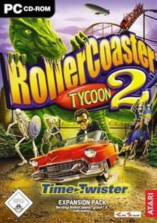 Jeu PC RollerCoaster Tycoon 2 Gold Edition (FR) Avec Extension Wacky Worlds - Version Française D'occasion En Bon état