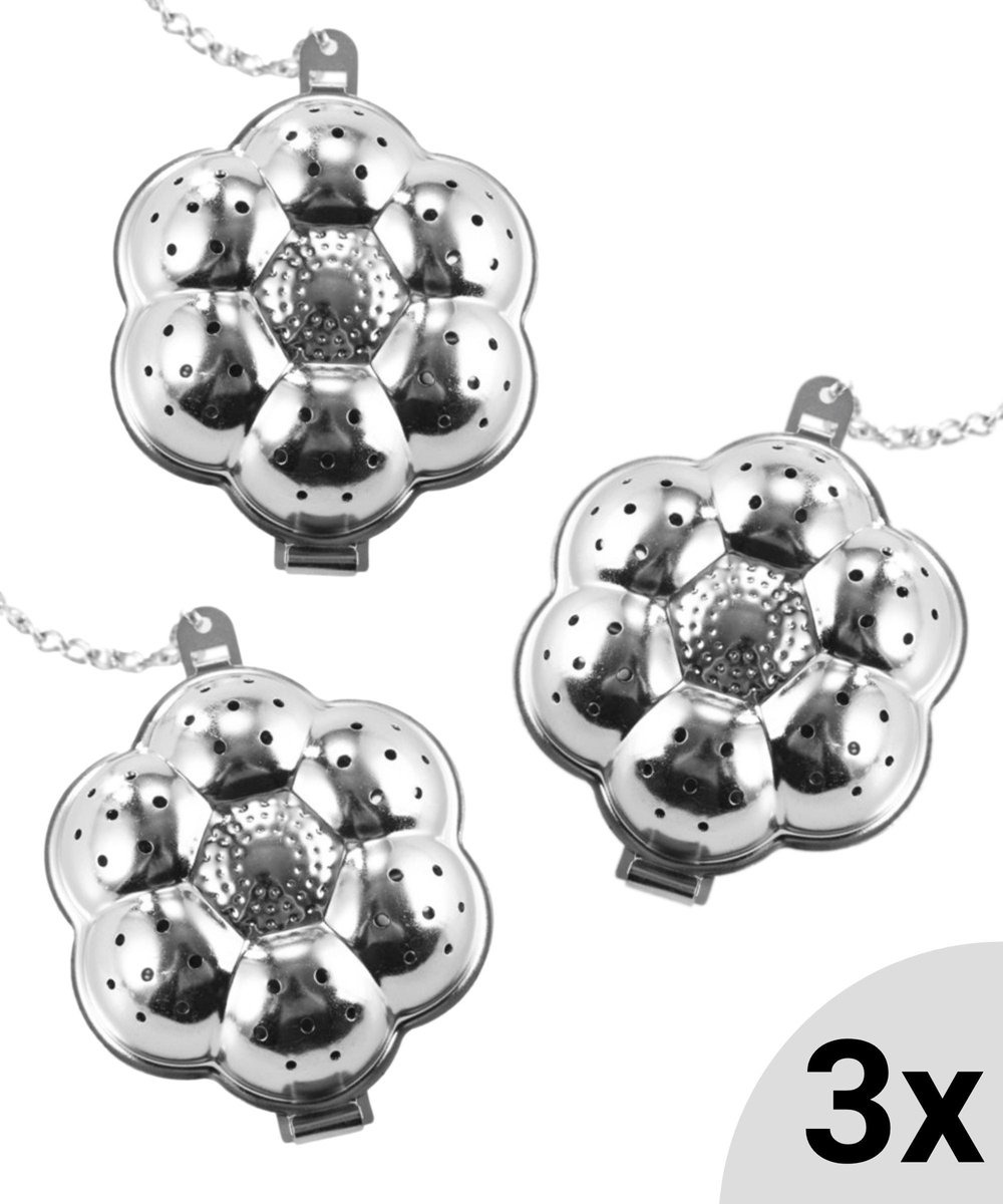 12 Infuseurs à Thé En Acier Inoxydable 45mm - Boules à Thé Avec Chaîne, Pour Thé, Épices, Café Froid