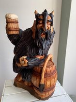 Handgemaakte houten duivel