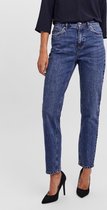 Vero Moda VMBRENDA HR STRAIGHT JEANS - Dark Blue D Blue