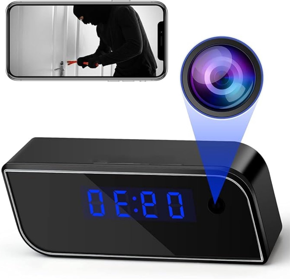 Lexium Verborgen camera - Spy camera - Spionage camera - Geheime camera - Spion camera