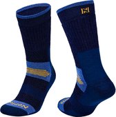 Norfolk Wandelsokken - 60% Merino wol Sokken - Outdoor Thermo sokken - Ultieme Volledig Gedempt Thermische Outdoorsokken - Wollen Sokken - Warme sokken - Blauw - Maat 39-42 - Voyager