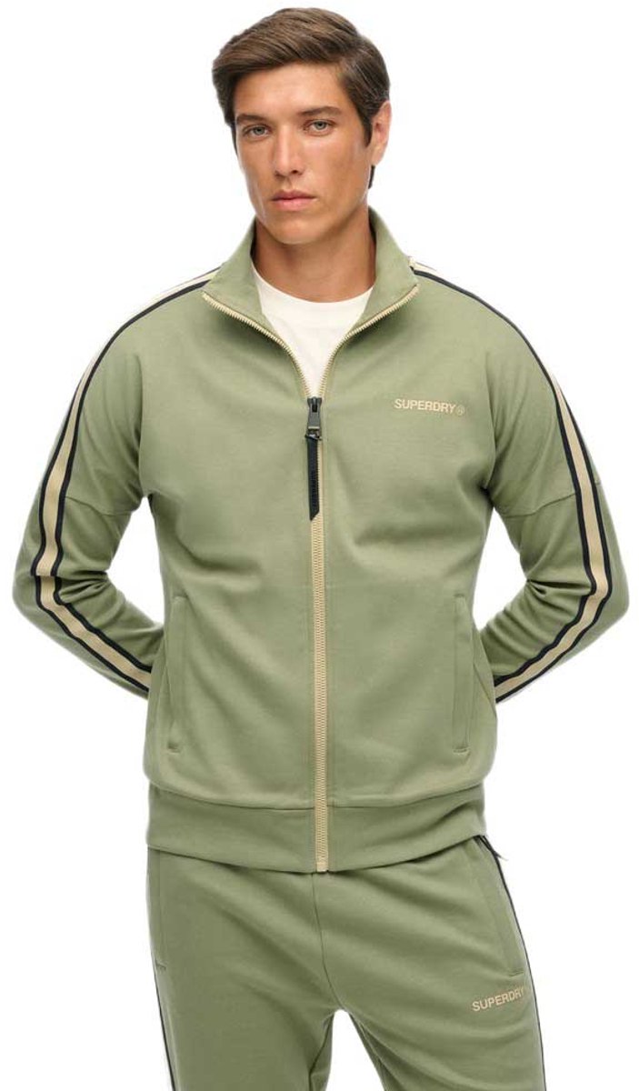 Superdry Tech Cult trainingsjack met losse pasvorm Heren Truien Groen