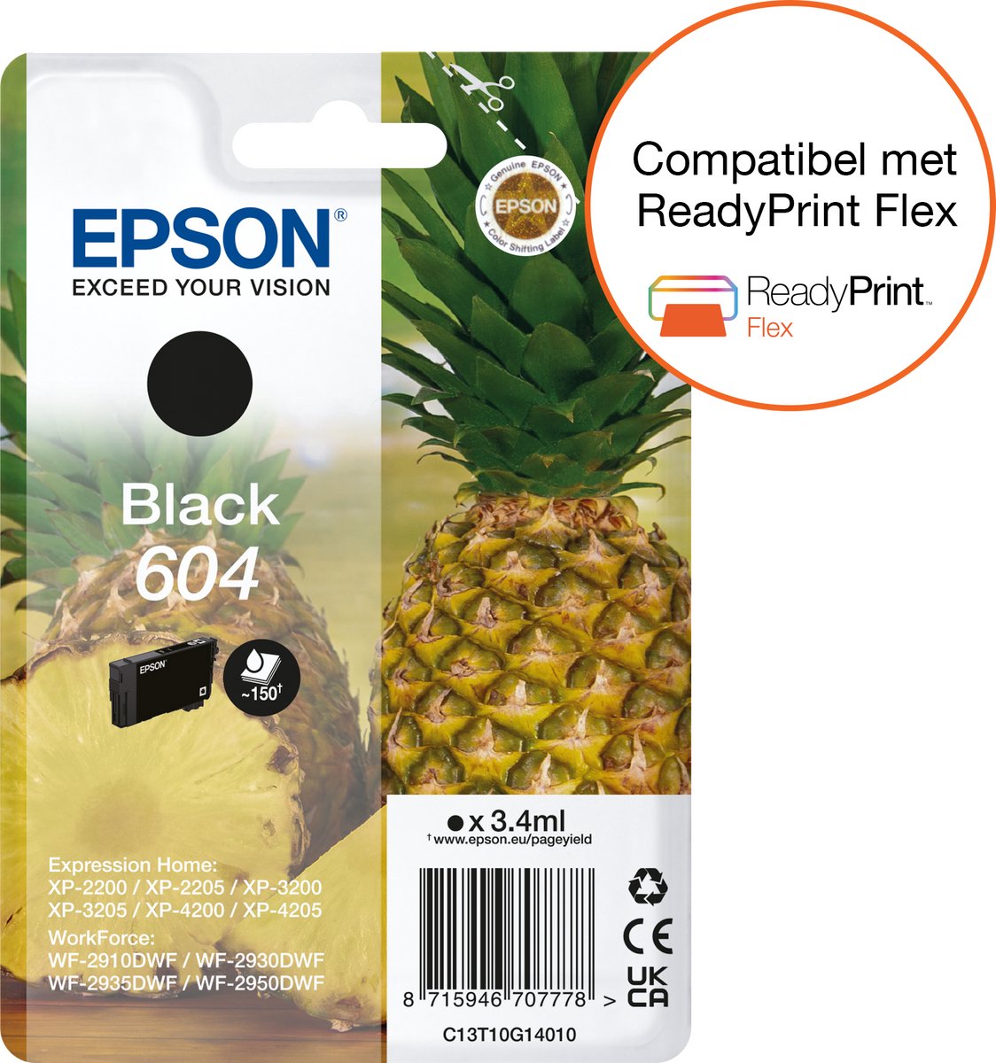 Original Ink Cartridge Epson 604 Black