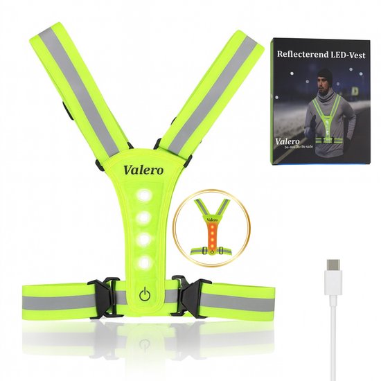 R2B Hardloopvest met Verlichting en Opbergvak Hardloopvest