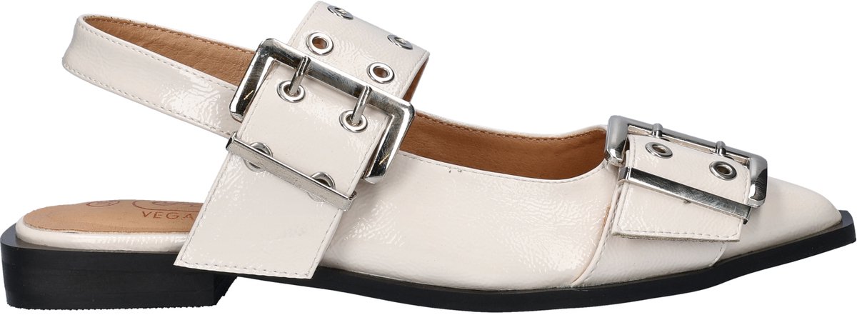 Nelson dames instapper - Off White - Maat 39