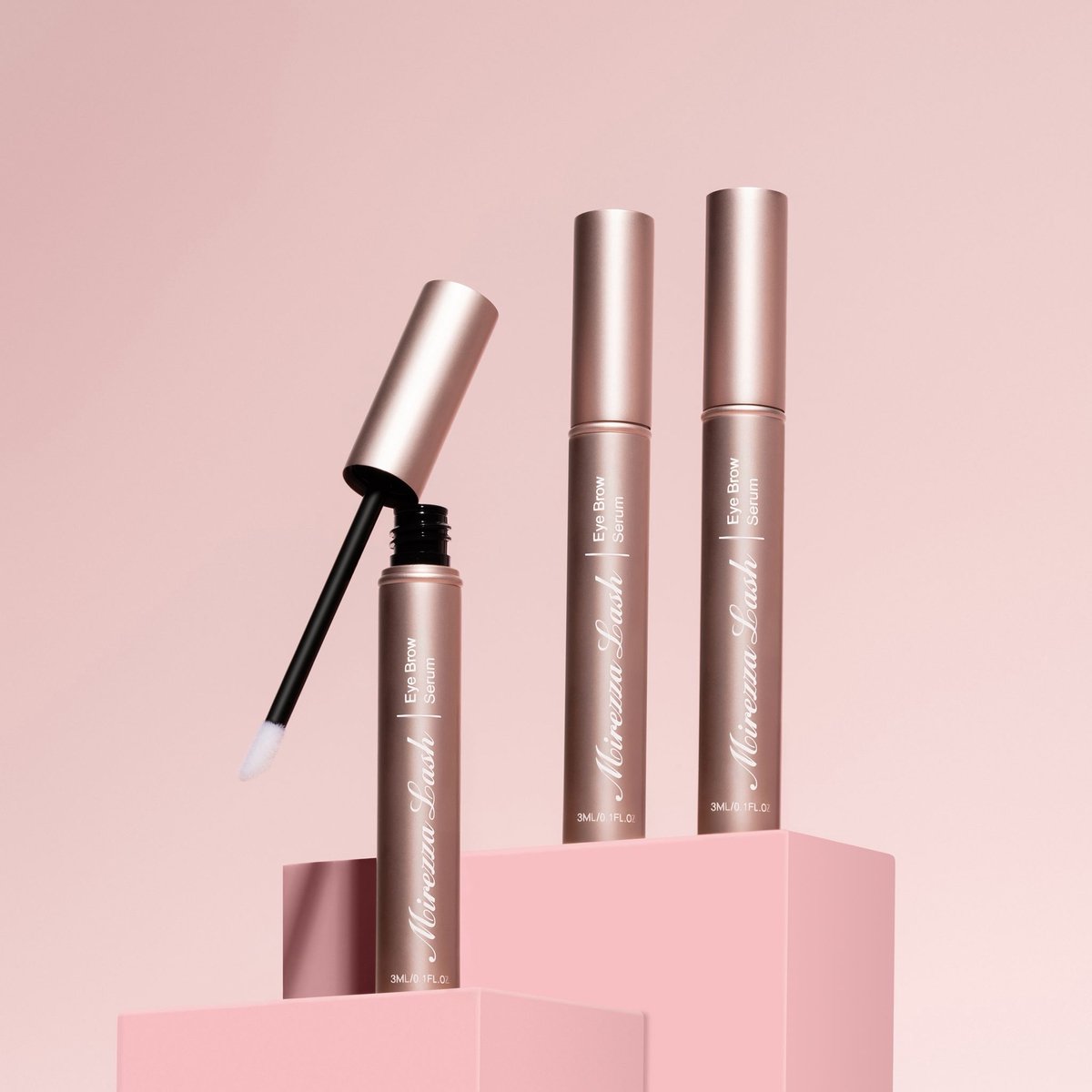 Mirezza Wenkbrauw serum - Brow Growth Serum - Wenkbrauw Serum - Groei - Booster - Voor Vollere Dikkere Wenkbrauwen - Stimuleert haargroei - Verzorgende conditioner - Eyebrow - Brow - Serum - 3ml