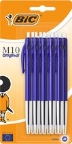 BIC M10 Original - Balpennen - Pen - Uitschuifbaar - Klikmechanisme - Balpen - Pennen - 10 Stuks
