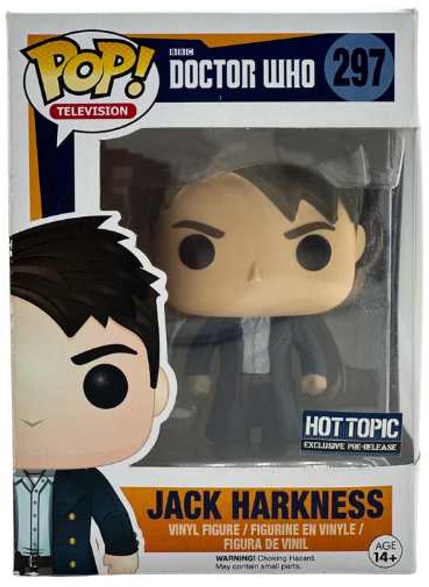 Funko Pop! Television: Doctor Who - Jack Harkness #297 Hot Topic Pre-release