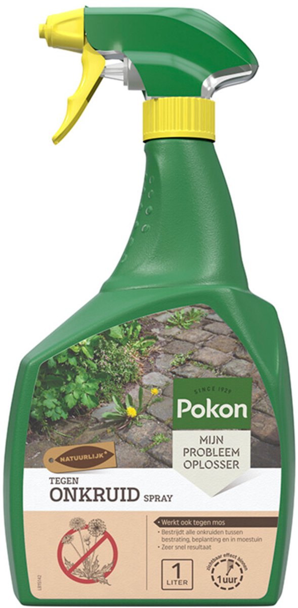 Pokon Tegen Onkruid Spray - 3 x 1 liter - Voordeelverpakking
