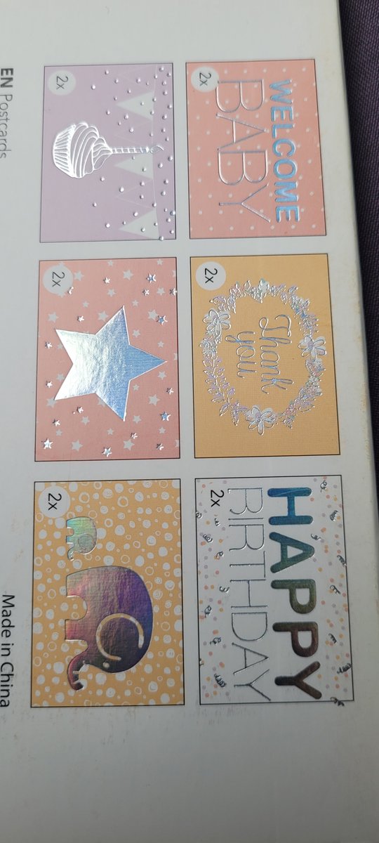 Postkaartenblok. Baby kaarten
