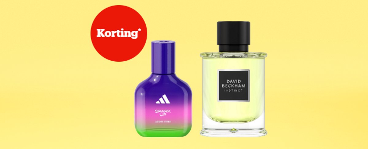 Korting* op parfum