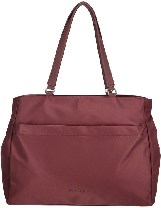 Sac bandoulière Enrico Benetti Caroline avec compartiment pour ordinateur portable 15 pouces - Sac pour ordinateur portable - Bordeaux