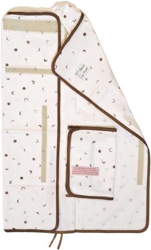 Pacco Piccolo (4-7kg), wit met maan print van Merkloos — afbeelding 4