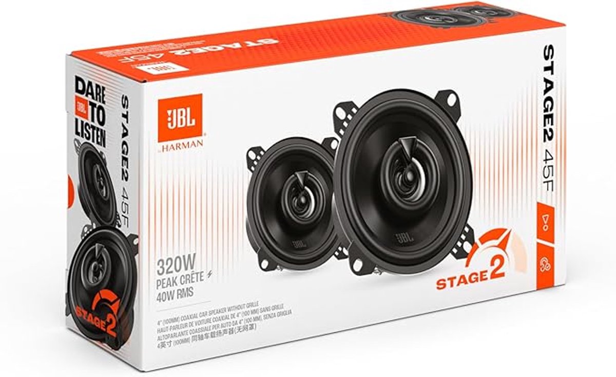 JBL STAGE2 GEN2 55F - Autospeakers - 13 cm - 2-weg Coaxiaal - 400 Watt - Luidspreker set – foto 7