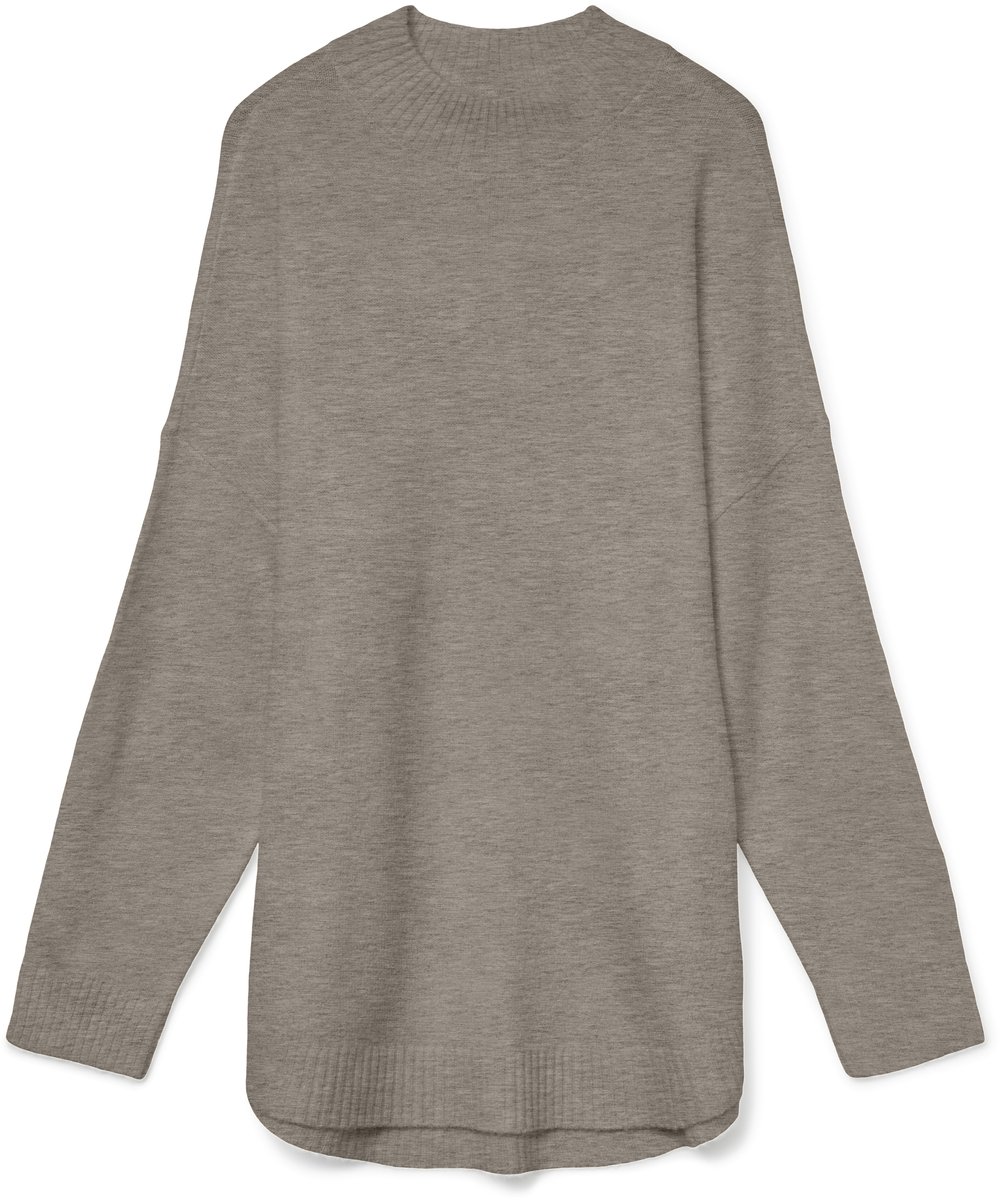VERO MODA - VMPLAZA LS HIGHNCK LONG PULLOVER GA NOOS - Dames - Gebreide truien