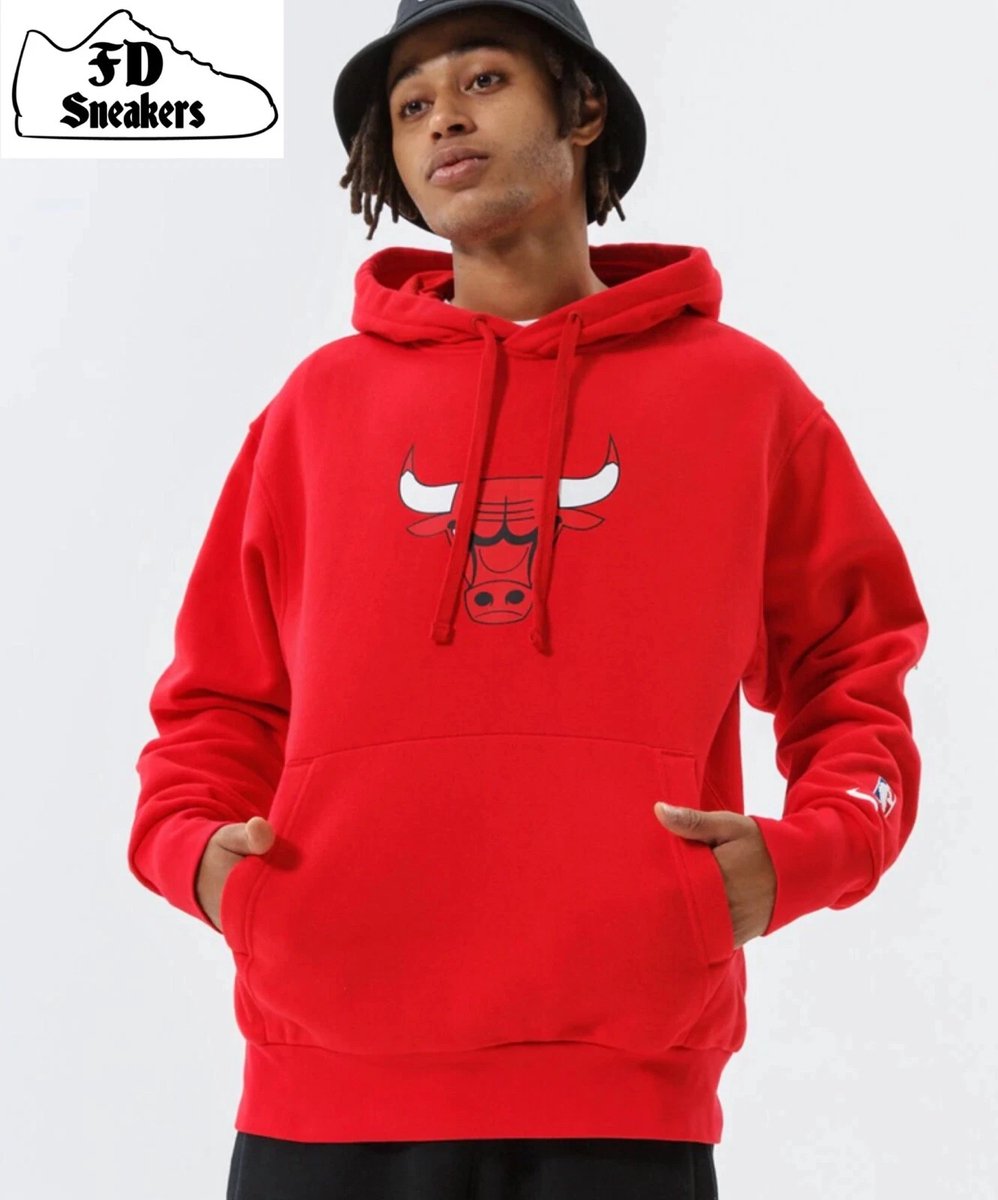 Nike Chicago Bulls Hoodie Heren – NBA M Rood