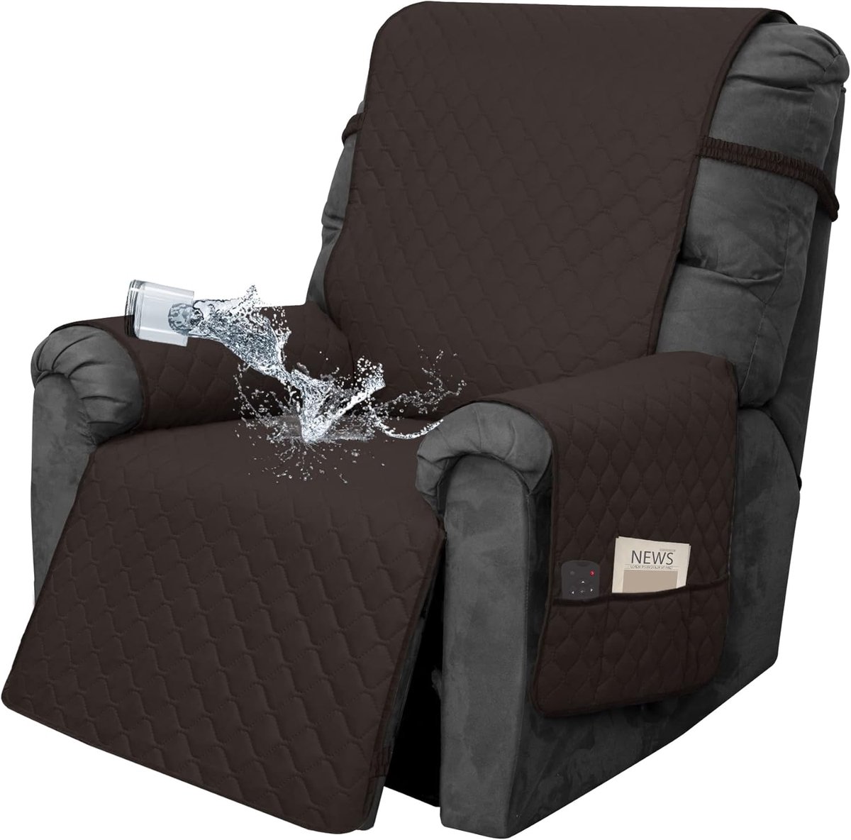 Waterdichte Omkeerbare Hoes voor Fauteuil en Bank - Beschermer met Anti-Slip en Isolatie voor Huisdieren