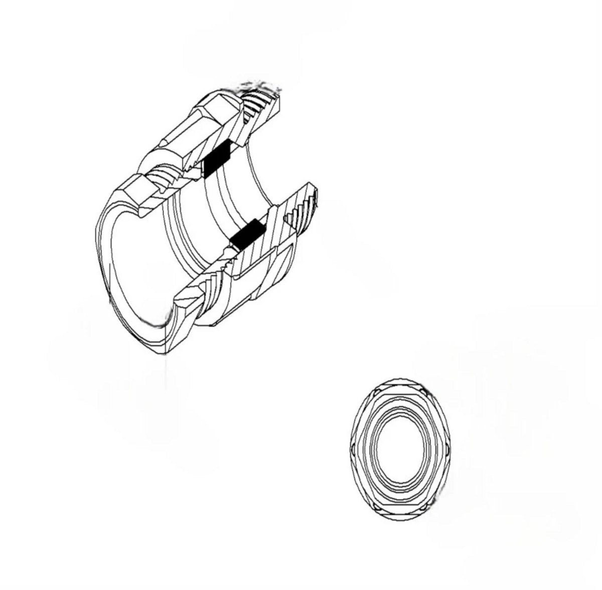 Niedax 1250M2516 KLEI WARTELS M 25 POLY.11-24MM per 50