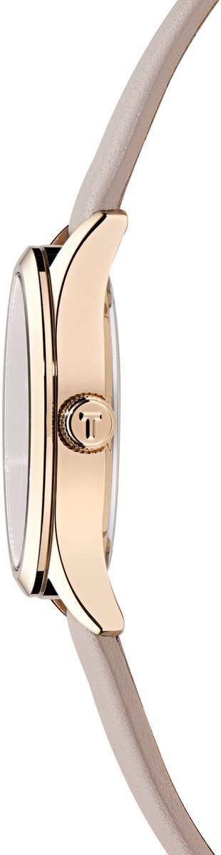 Ted Baker Coolly Quartz Analoog Horloge Roze Kast: 100% Roestvrij Staal | Armband: 100% Leer 34 mm BKPCLF504W0