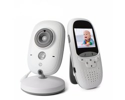 3Babies® Babyfoon met camera – Baby monitor 2 inch scherm – Op afstand bestuurbaar – Tweezijdig Audio – Nachtzicht – Inclusief Slaapliedjes