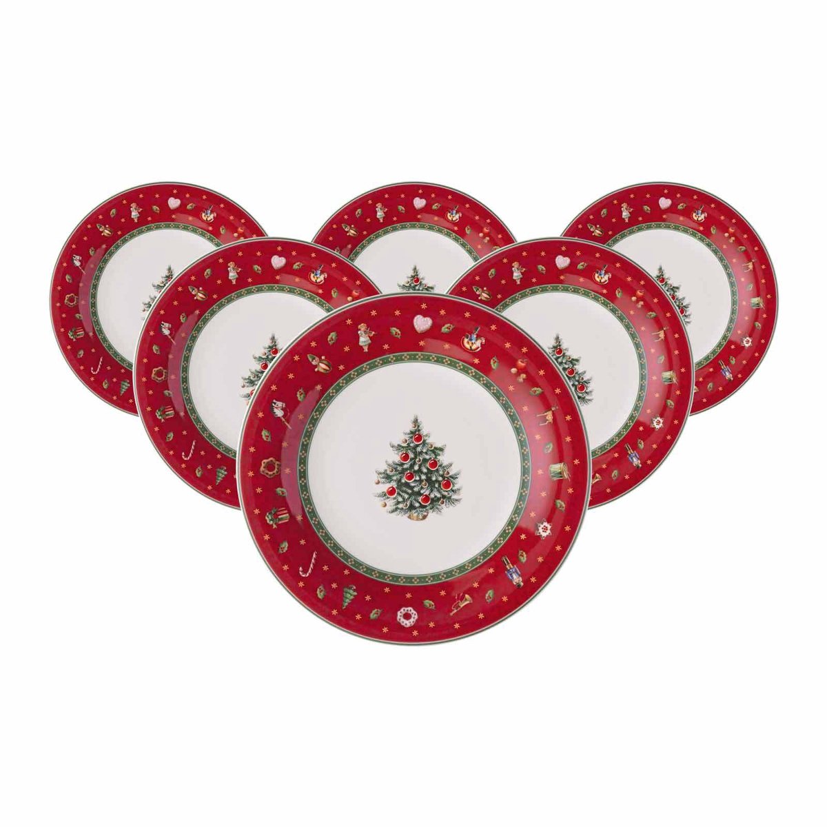 Frühstücksteller Toy's Delight ø 21,5 cm Set van 6