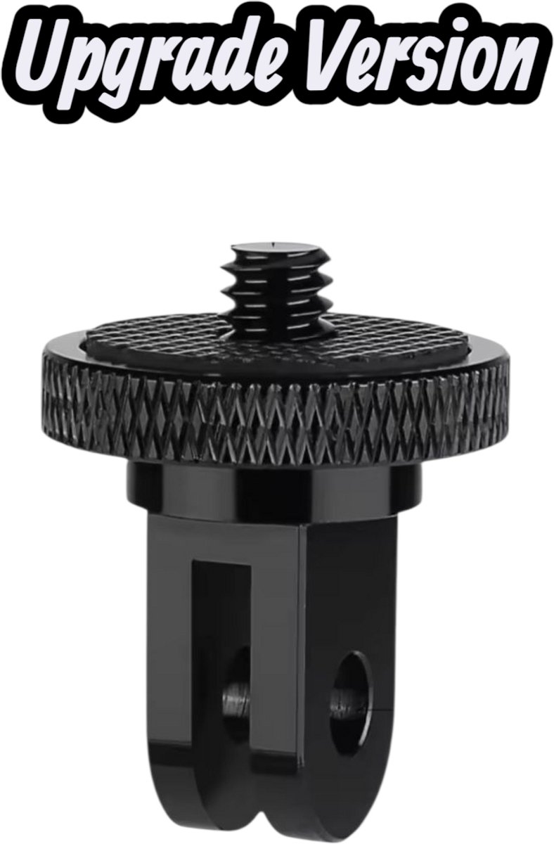 Schroef 1/4 Adapter Aluminum - Insta360 - Adapter - GoPro - Dji - Screw Adapter 1/4-inch - Upgrade Versie - Aluminum Adapter - Mount Adapter for Insta360 One X5 X4 X3 X2 X R GO Ace - GoPro 13 12 11 10 - Accessoires