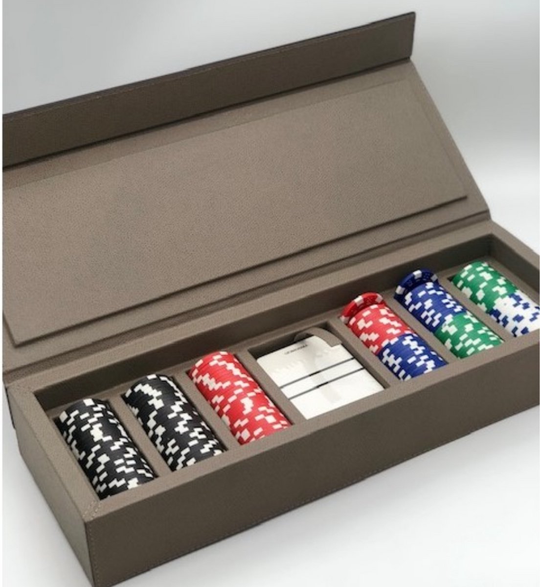 GIOBAGNARA POKER CASE PARMA MUD LEDER