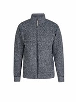 Bjornson - Gilet d'hiver en maille torsadée anthracite Gus Bjornson - taille 5XL