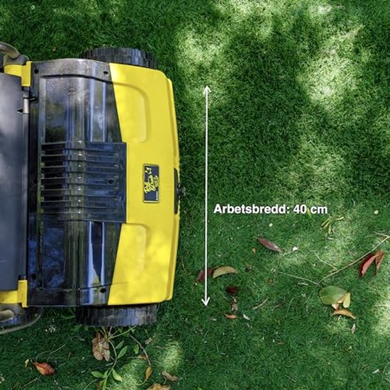 Kunstgras Veegmachine - Elektrisch - 1600 Watt - 40 cm Werkbreedte - Inklapbare Handgreep - 40L Verzamelzak van Merkloos	 — afbeelding 2