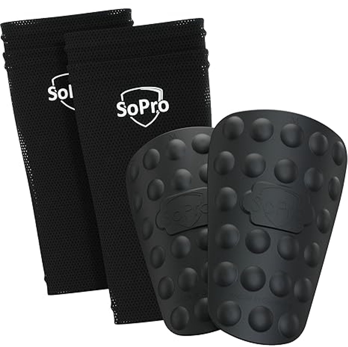 Lichte en Comfortabele Scheenbeschermers voor Kinderen en Volwassenen - Voorzien van Sokjes - Maat 158 x 110 x 5 mm - Anti-slip en Geurloos