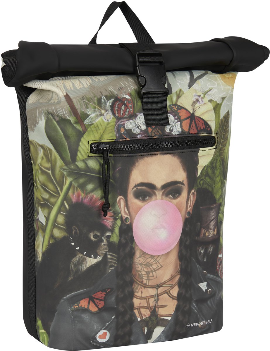 Mart Art New York Bubble Gum Rolltop Rugzak 16L