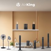 AirKing Elektrische kachel - 2000 Watt - Zwart - Keramische ventilatorkachel met afstandsbediening en timerfunctie