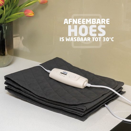 Elektrische Bordenwarmer tot 12 Borden - 4 Temperatuurniveaus tot 70°C - Wasbare Hoes - Warmhoudplaat – Antraciet - BREND BR-2209 — afbeelding 4