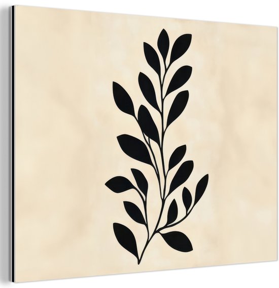 Lifestyle & More Moderne wanddecoratie wandsculptuur muurschildering bladeren en vogels kleurrijk van metaal 49 x 66 cm