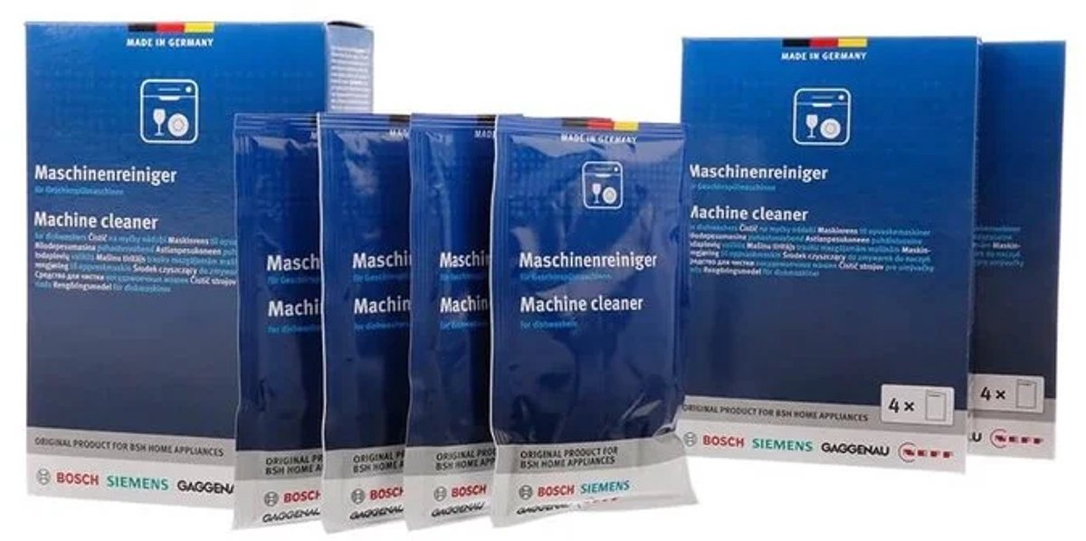 Siemens Bosch Vaatwasmachine Reiniger – 12 Stuks – Dieptereiniging voor Vaatwasser – Origineel 00312485 — afbeelding 2