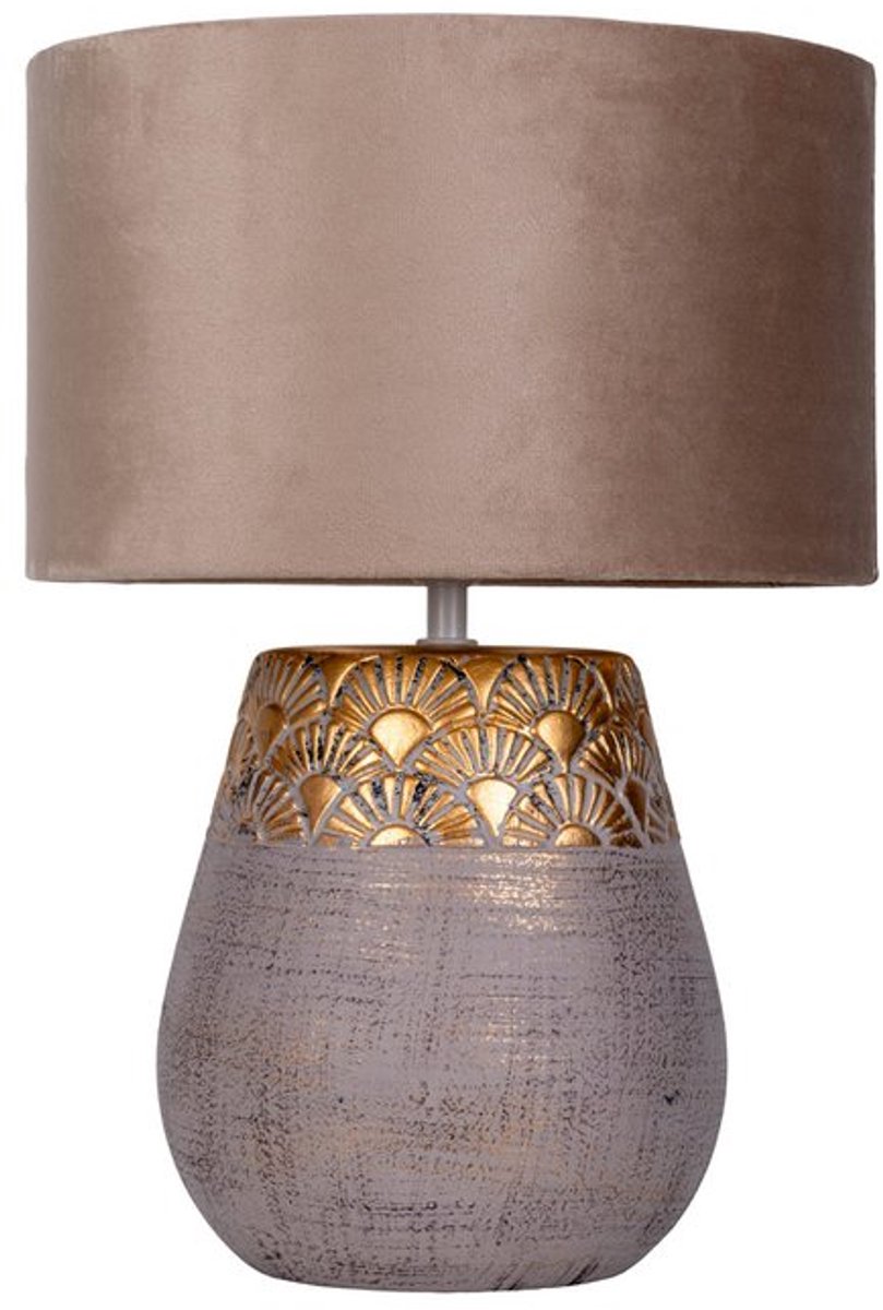 Tafellamp "Bronco" Keramiek Hoogte 39 cm Diameter 26cm
