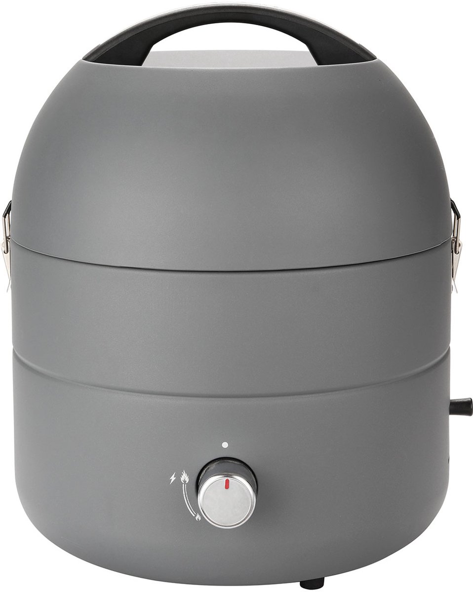 TAINO Grill-to-Go - draagbare gasgrill campinggrill grijs