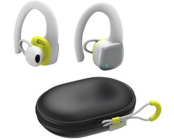Hama - Spirit athletics - sport earhook oordopjes - Wit / Geel