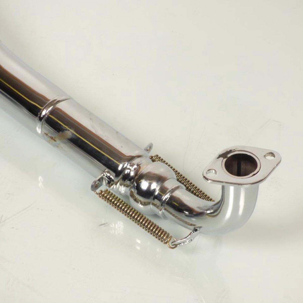Ligne de pot d'échappement à pompe pour mobylette Peugeot 103 bras oscillant rond